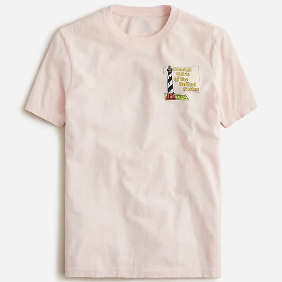 J Crew Coastal Lighthouses Shirt medium - Picture 2 of 3